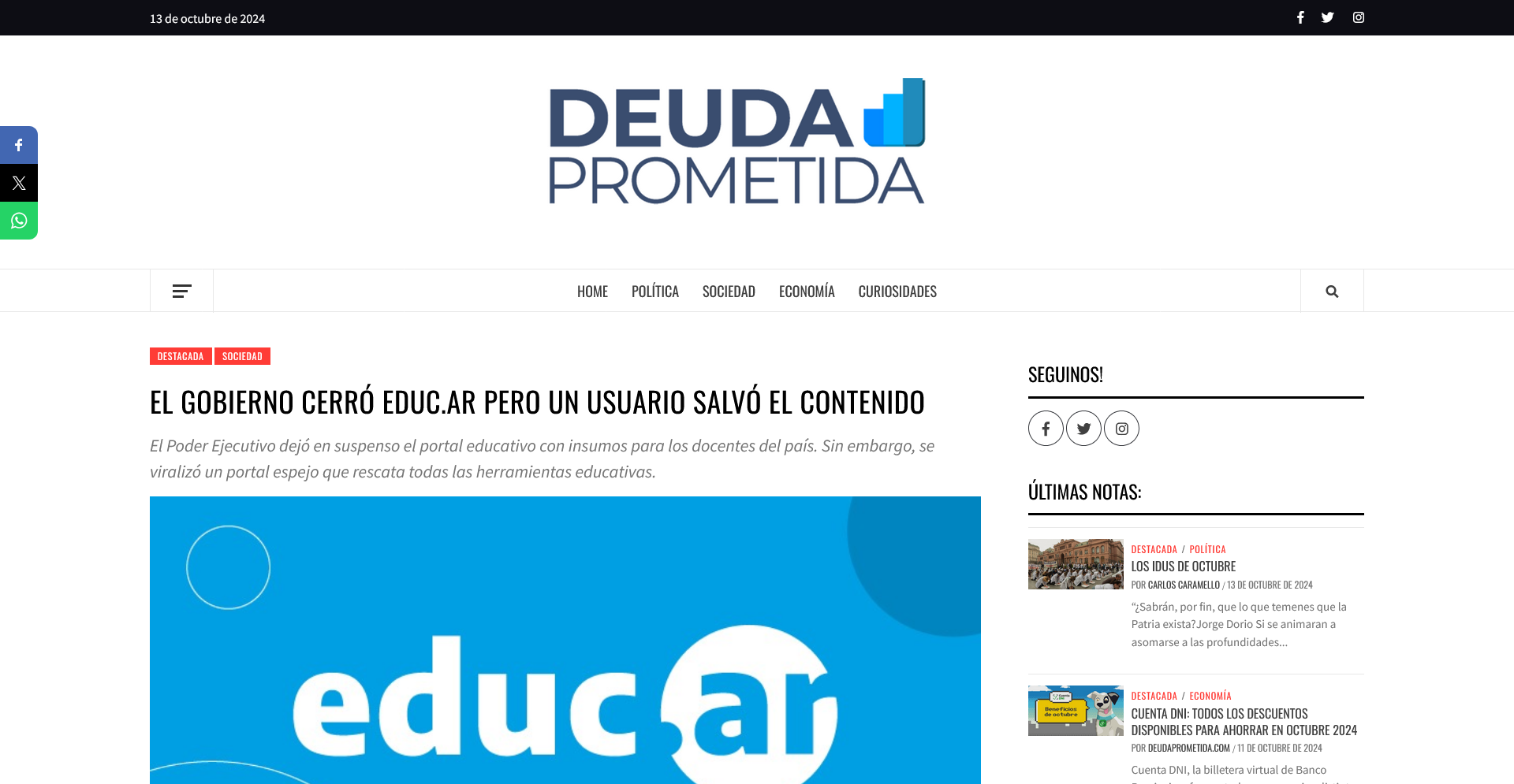 29/01/2024 - Deuda Prometida