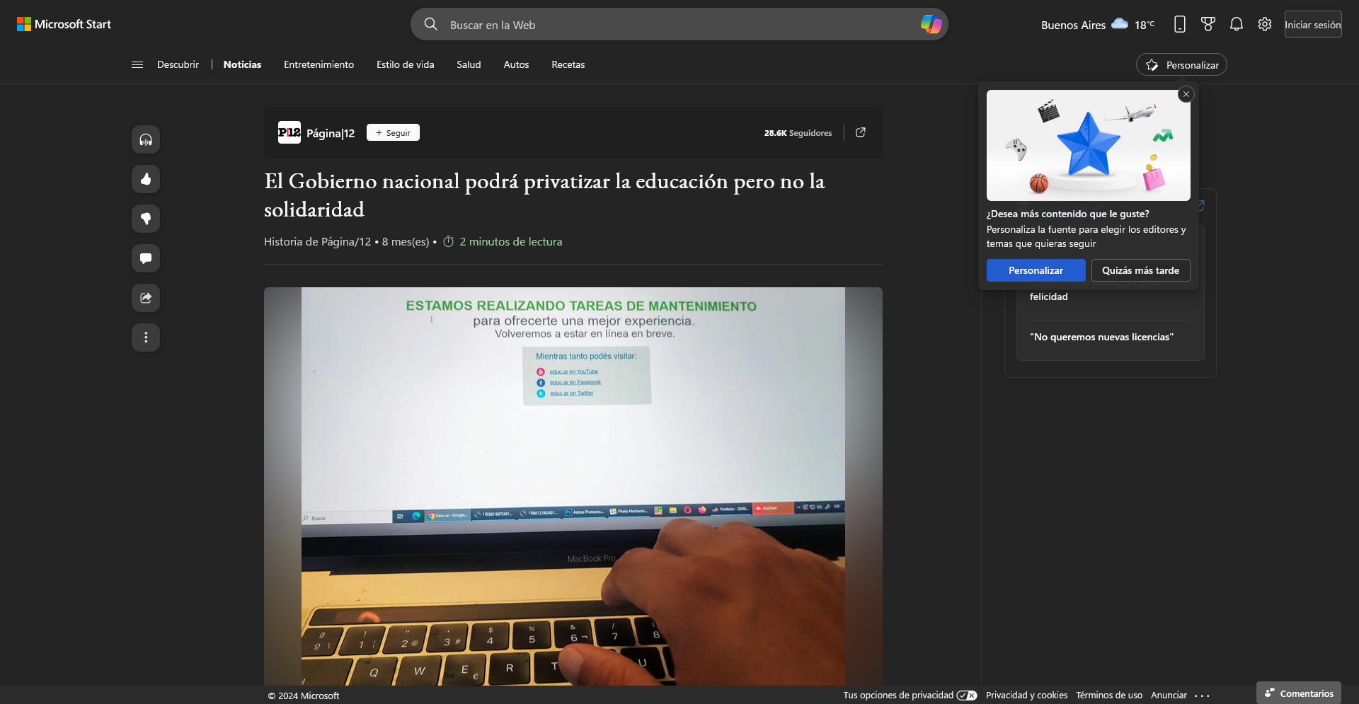 29/01/2024 - MSN Noticias
