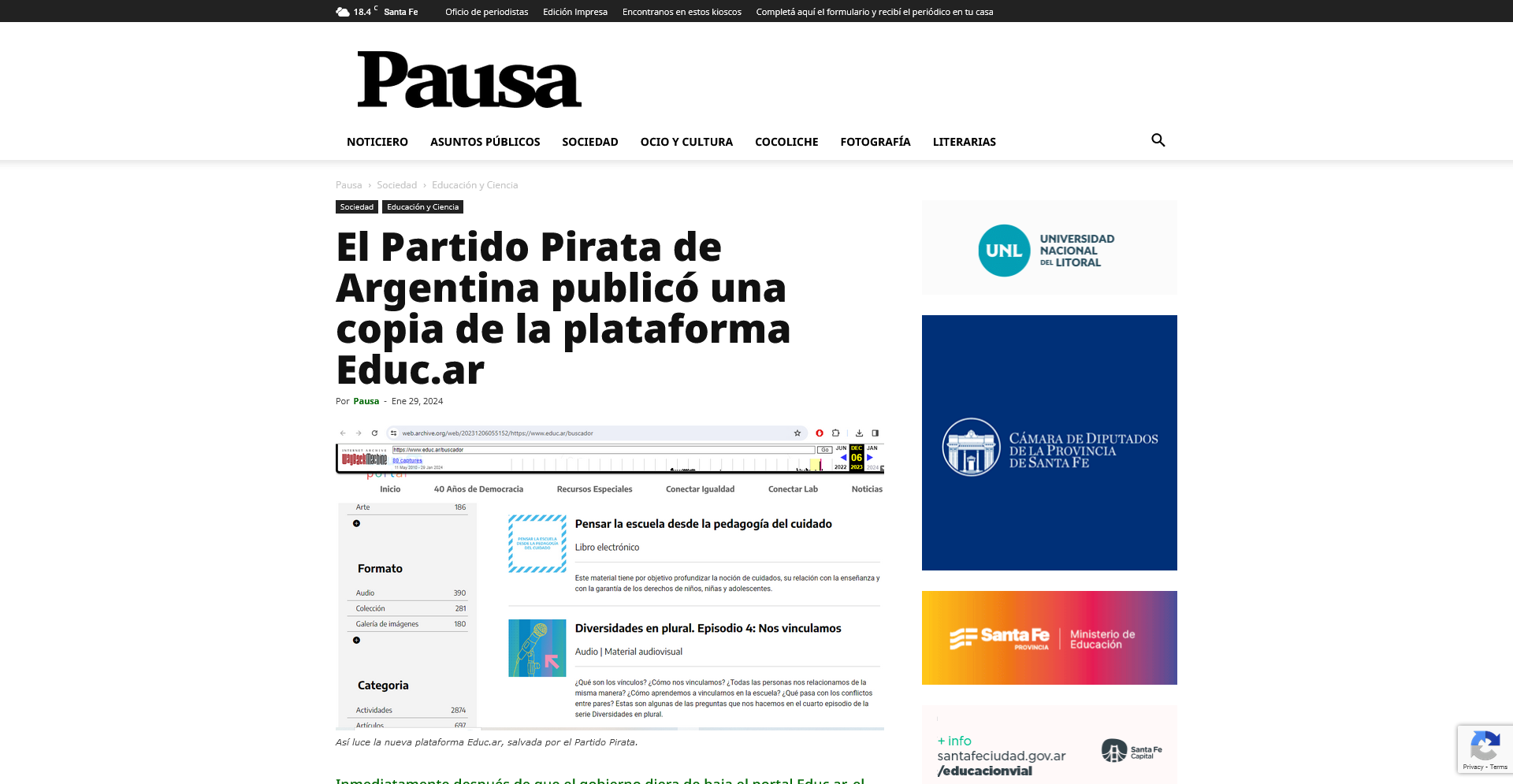 29/01/2024 - Pausa