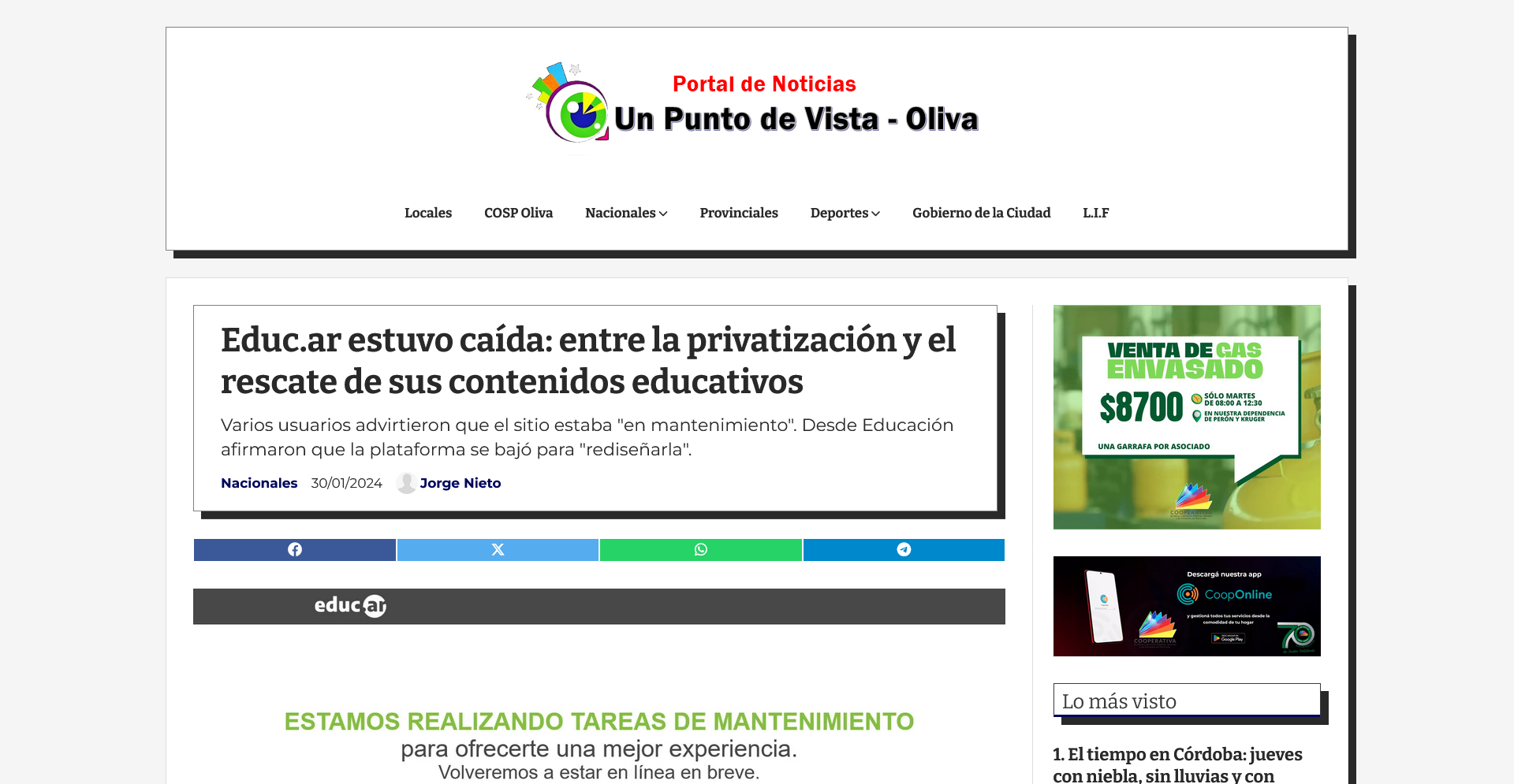 30/01/2024 - Punto de Vista